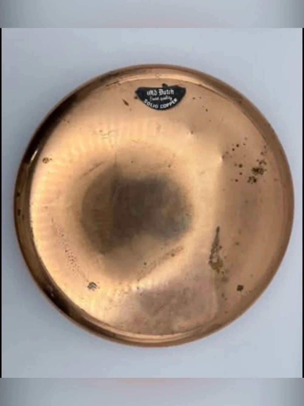Vintage Solid Copper Warming Dish Set – Old Dutch International Skillet 9.25”